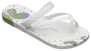 Ipanema butterfly white flip flop