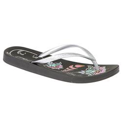 Ipanema Female Cosmos Flip Flop in Black- Silver, Pink- Silver, White- Gold