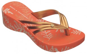 Ipanema forest orange sandal