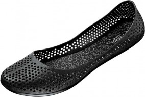 Jelly Flat Black Shoe