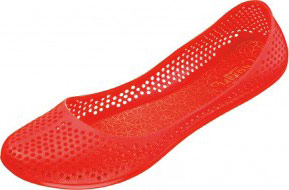Jelly Flat Red Shoe