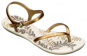 Ipanema Life White/Gold sandal