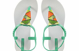 iPANEMA Womens Vitraux green sandals