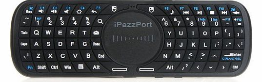 2.4G Mini Handheld Wireless Keyboard 4 in 1 Keyboard Mouse Touchpad for Google Android Smart TV Box with LED Light