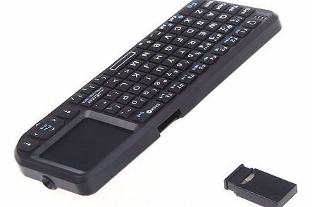 4 in 1 2.4G RF Wireless Mini Handheld Keyboard Mouse Touchpad,Ultra Sensitive Touchpad,Multi Languages,Remote Control for Google Smart TV Box