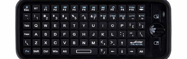 iPazzPort Fly Mouse Bluetooth Mini Wireless Keyboard for Apple TV with Gyroscopic Mouse and Built In Sleeve for Apple TV Remote Control