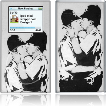 Compare Prices Ipods on Celebrity  Banksy Police