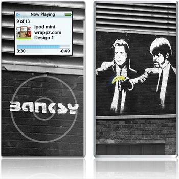 ipod Mini Banksy Pulp Fiction