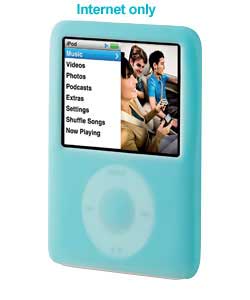 ipod Nano Blue Silicone Sleeve