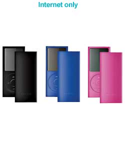 ipod Nano Silicon Sleeve - Pack of 3 in Red, Grey and White