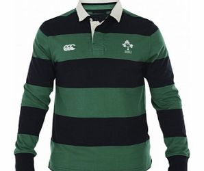 Ireland CANTERBURY Ireland L/S Striped Rugby Mens Jersey