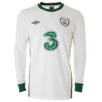 Ireland Umbro 2011-12 Ireland Away Long Sleeve Umbro Football