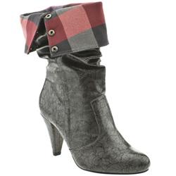 Iron Fist Female Iron Fist Babushka Boot Leather Upper Casual in Grey