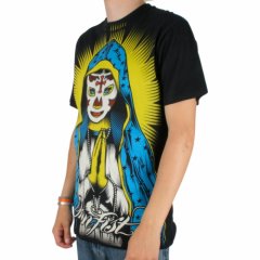 Mens Iron Fist Lucha Libre Mary Tee Black