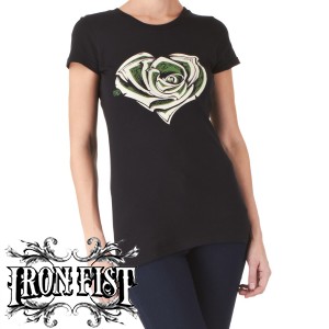 Iron Fist T-Shirts - Iron Fist Love Rose T-Shirt