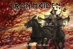 IRON MAIDEN Death On The Road Music Poster