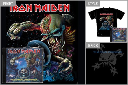 Iron Maiden (Final Frontier) CD and T-Shirt