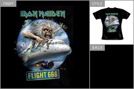 Iron Maiden (Flight 666) Skinny T-shirt