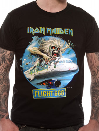 Iron Maiden (Flight 666) T-shirt brv_12482062