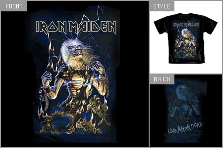 Iron Maiden (Life After Death: Allover) T-shirt