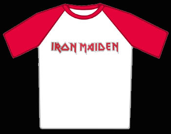 Iron Maiden Logo 03 Baseball T-Shirt