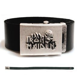 Iron Maiden Logo Badge Buckle Belt