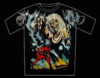 Iron Maiden Number Of The Beast Allover T-Shirt