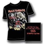 iron maiden Number Of The Beast (Black - T-Shirt) (Small - T-Shirt)