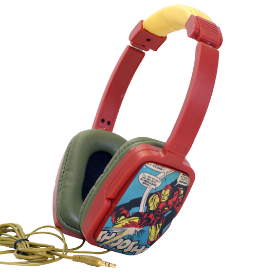 Iron Man Marvel Comics Headphones