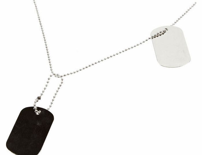 Iron Stag Mens Iron Stag Canis Necklace - Silver Colour