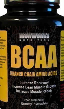 IronWorks Nutrition  120 X Anabolic BCAA Amino Acid Pills Tablets/Capsules 600mg