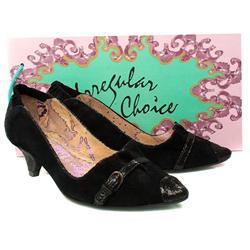 Irregular Choice Female Irregular Choe Casual Suede Upper in Black