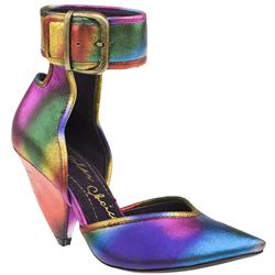 Female Step On Me Rainbow Ank Str Leather Upper Evening in Multi