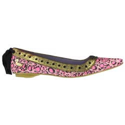 IRREGULAR CHOICE IC BET MILKY FLAT