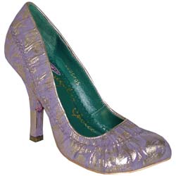 IRREGULAR CHOICE IC CORTESAN FLORAL SUEDE CT