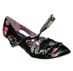 IRREGULAR CHOICE IC PINCH TOE TIE PUMP
