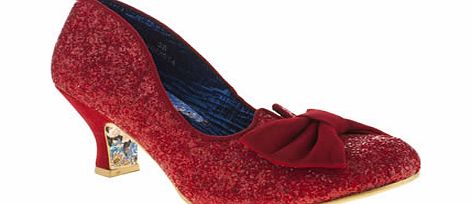 irregular choice Red Dazzle Razzle Glitter Low