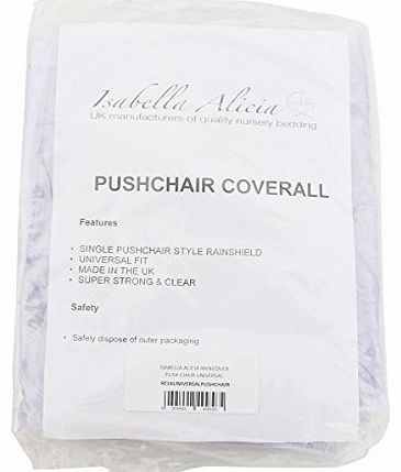 Isabella Alicia Travel System Rain Cover Universal Pushchair