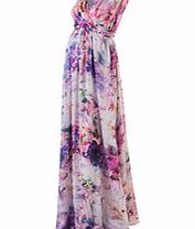 Tilda multi-coloured floral maxi dress