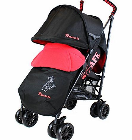 iSafe buggy Stroller Pushchair - Racer (Complete With Footmuff, Bumper Bar amp; Rain cover)