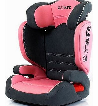 iSafe i-Safe Carseat Kid/Toddler Fix ISOfix Group 2-3 - PINK From 15-36kg iSafe