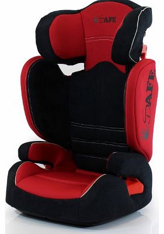 i-Safe Carseat Kid/Toddler Fix ISOfix Group 2-3 - Red From 15-36kg iSafe