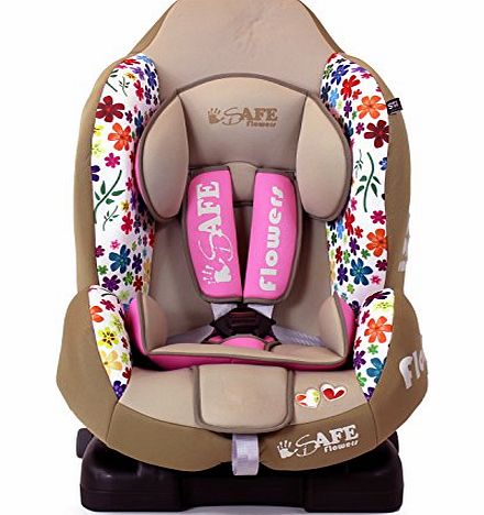 iSafe NEW iSafe iSOFIX Comfy Padded CARSEAT GROUP 1 - 9months - 4 years - Flowers
