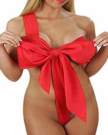 ISASSY Lingerie set - Sexy Naughty Love Knot Body Bow Lingerie Underwear Sleepwear Special Occasion Adult Novelty