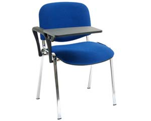 ISO fabric tablet chair(chrome frame)