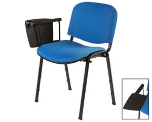 ISO vinyl tablet chair(black frame)