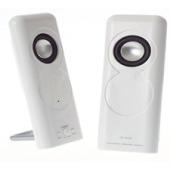 is-16 Travel Speakers For iPod/MP3 (White)