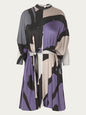 ISSA DRESSES PURPLE SILVER 8US ISS-S-DJ450