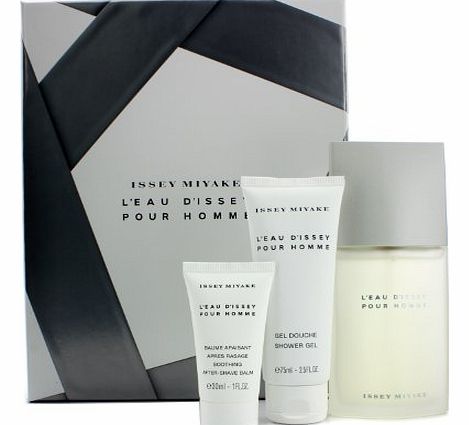  LEAU DISSEY POUR HOMME 75ML EAU DE TOILETTE SPRAY+75ML SHOWER GEL+30ML AFTERSHAVE BALM - 1 SET