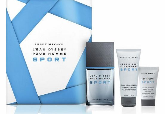 Issey Miyake LEAU DISSEY HOMME SPORT LOT 3 pcs